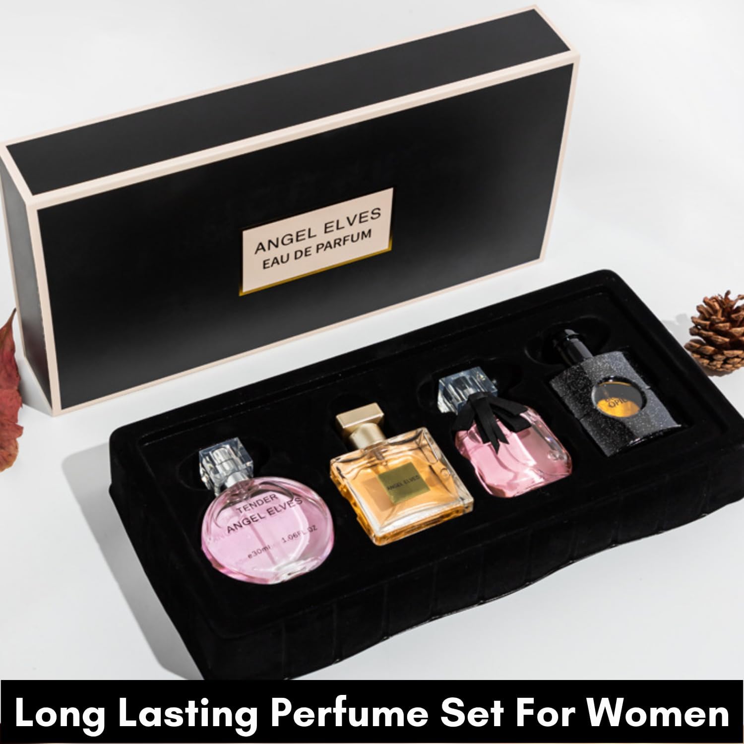 ZUNYSHA 4-Piece Eau de Parfum Gift Set for Women - 105ml