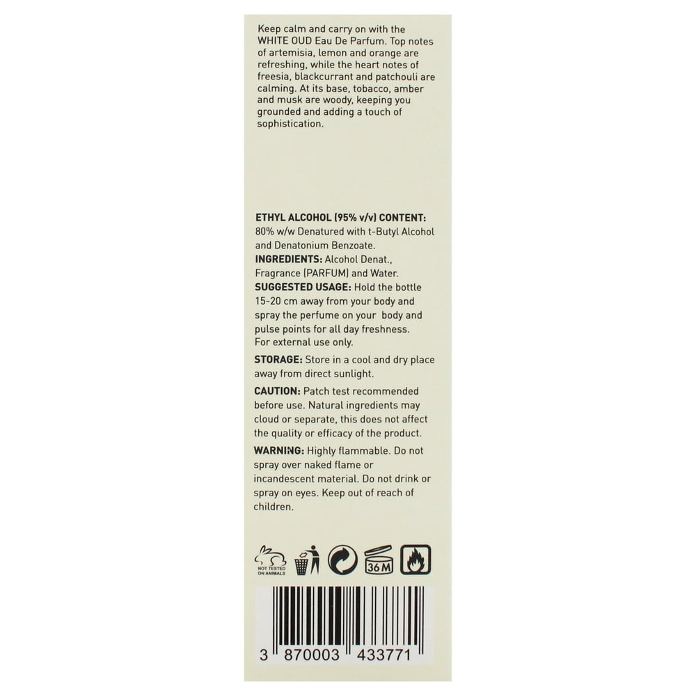 Bella Vita White Oud Eau de Parfum Unisex
