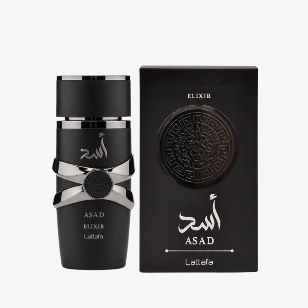 Lattafa Asad Elixir Eau de Parfum Spray for Men 3.4 oz