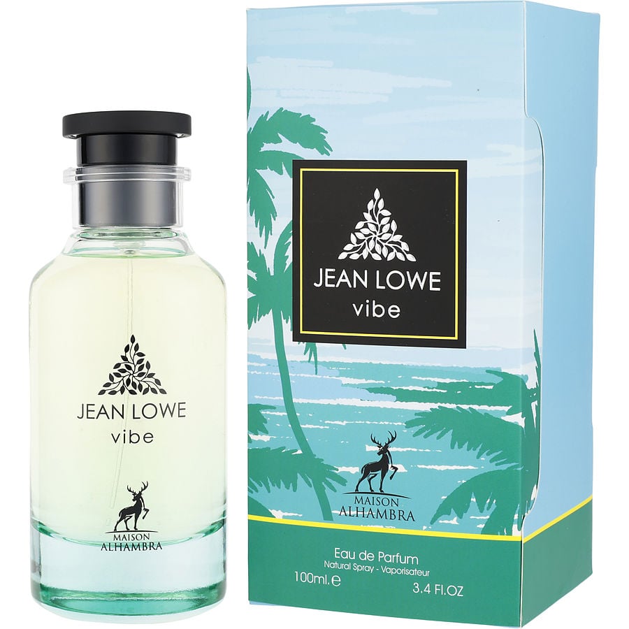 Maison Alhambra Jean Lowe Vibe Eau de Parfum Spray 3.4 oz bottle and box